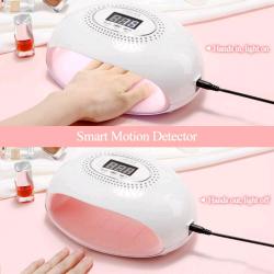54W UV LED Nail Dryer Nail Lamp with 3 Timer Settings