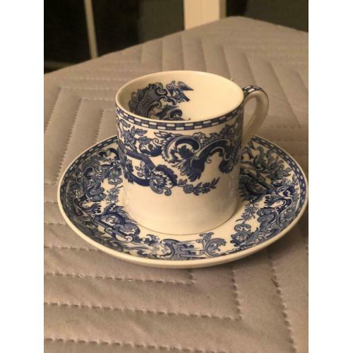 Spode Blue Room Collection coffee cup and saucer