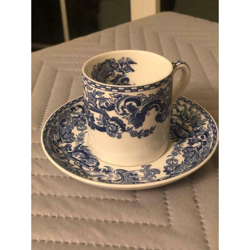 Spode Blue Room Collection coffee cup and saucer