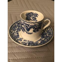 Spode Blue Room Collection coffee cup and saucer
