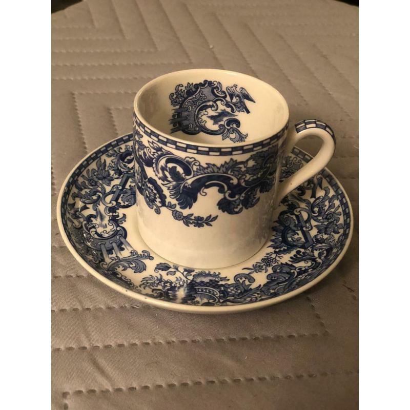 Spode Blue Room Collection coffee cup and saucer