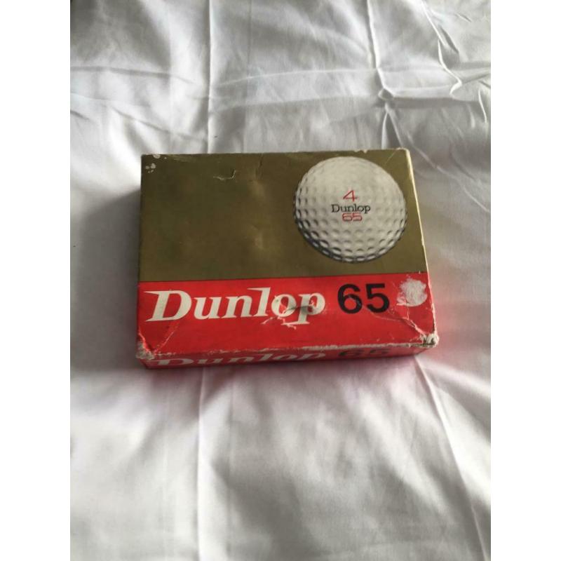 Dunlop golf balls