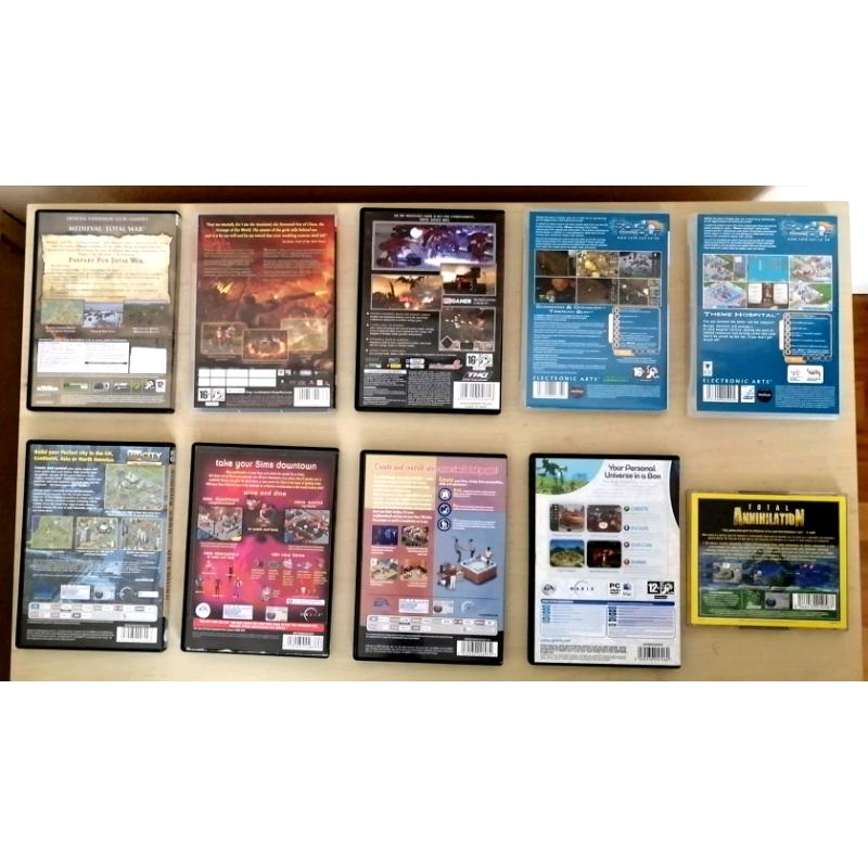 PC CD-ROM GAMES BUNDLE 20nos.