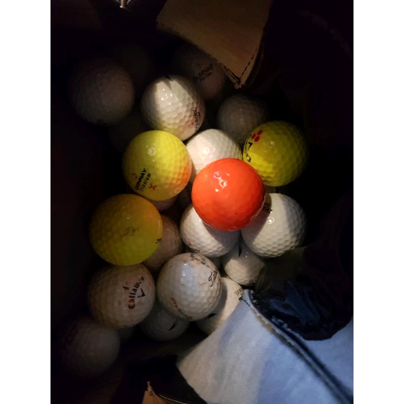 Golf club set and trolley