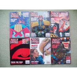 22 Judge Dredd comic magazines