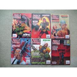 22 Judge Dredd comic magazines
