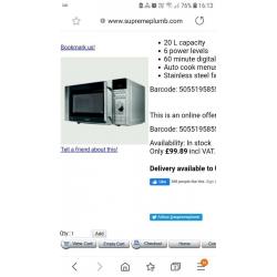 Microwave (silver akai)