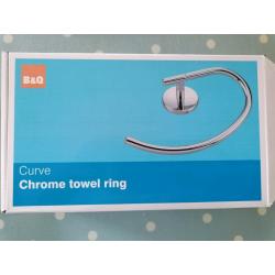 B&Q towel holder, new in box