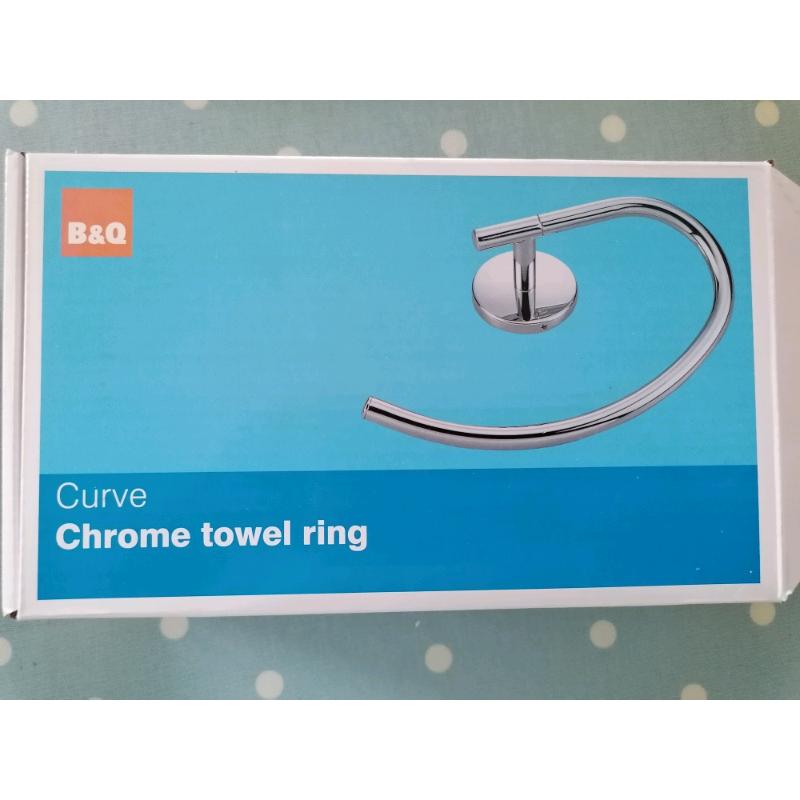 B&Q towel holder, new in box