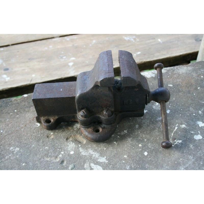 vintage bench vice