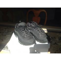 Nike Junior Air Max 97 Trainers Black Size 4.5 UK